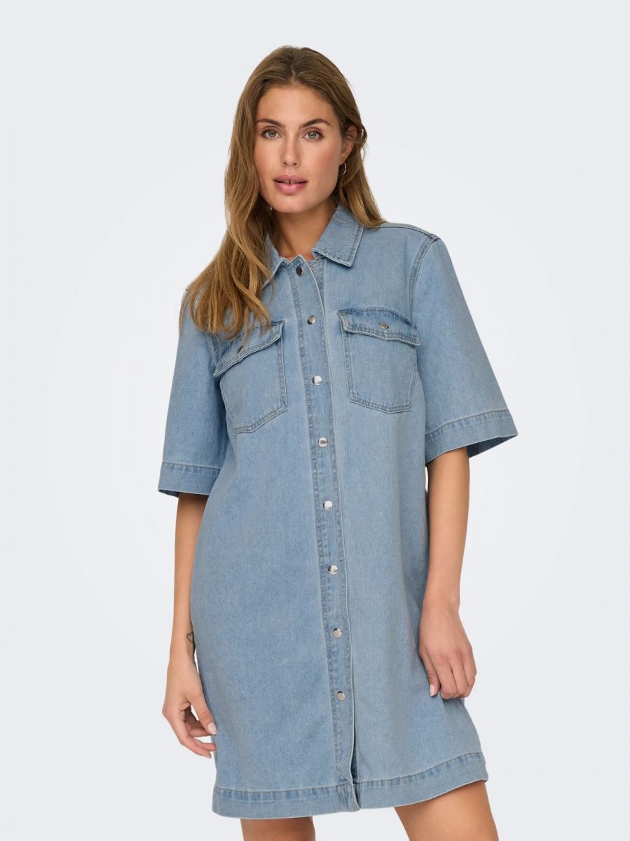 CAMICIE Donna ONLY 15327766 SOPHIE LIGHT BLUE DENIM
