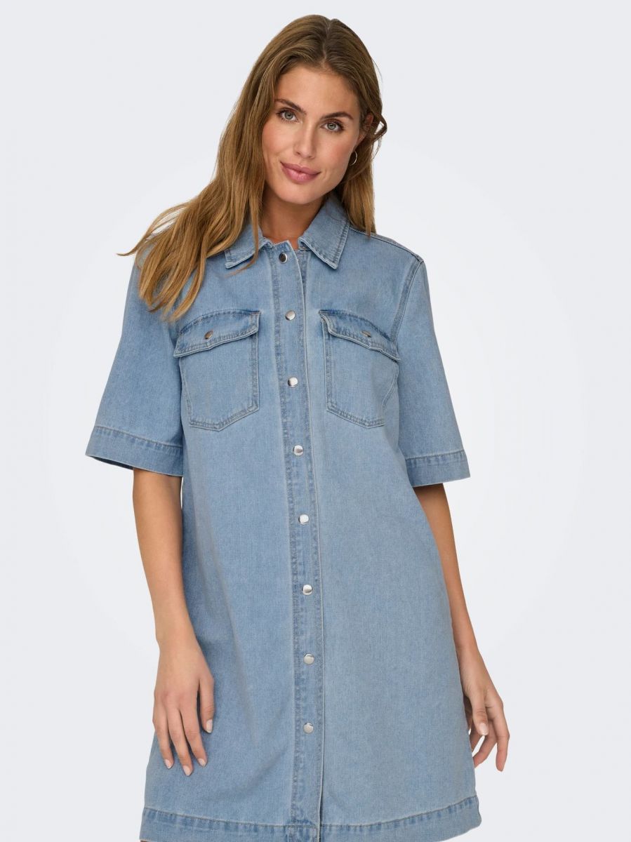 CAMICIE Donna ONLY 15327766 SOPHIE LIGHT BLUE DENIM