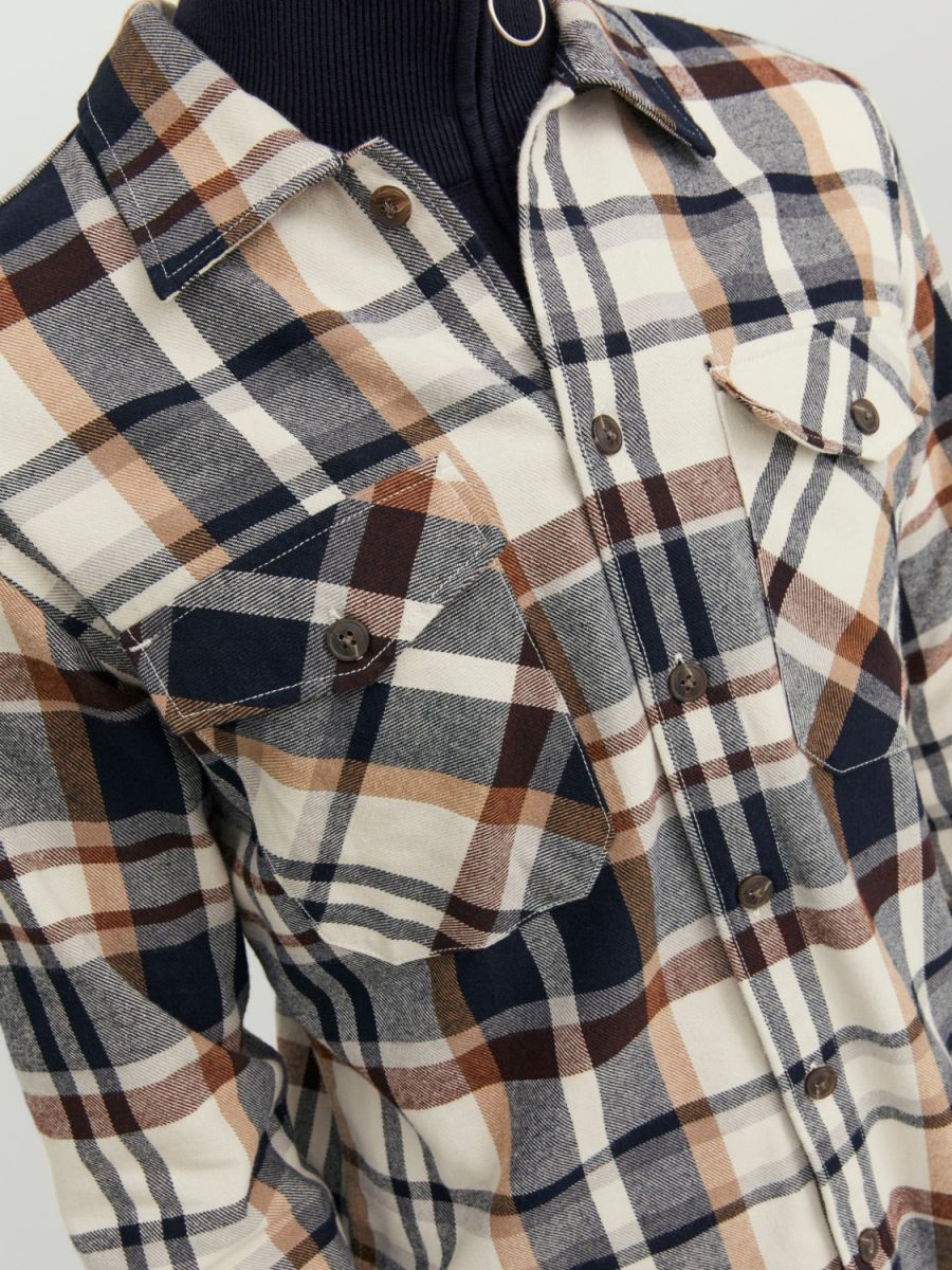 CAMICIE Uomo JACK&JONES 12235986 EDDIE CLOUD DANCER