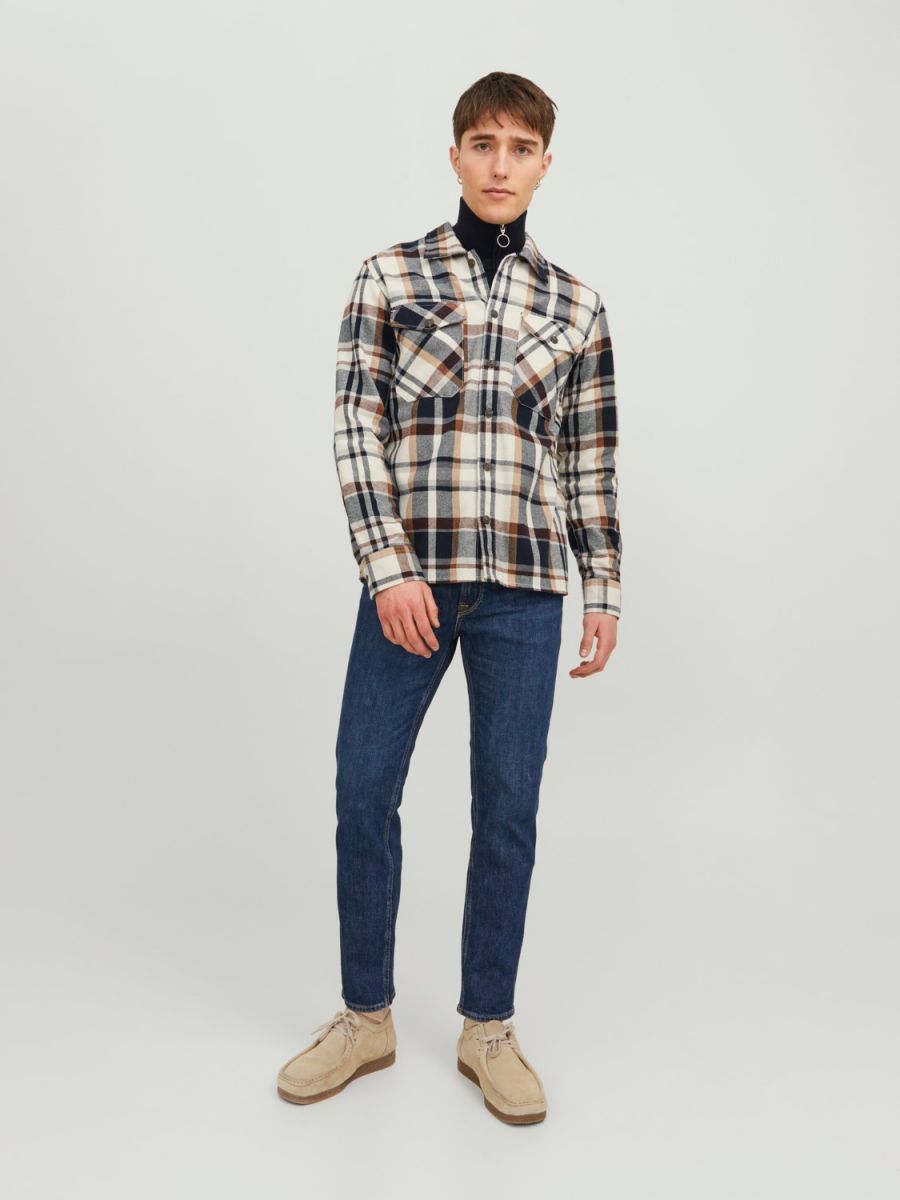 CAMICIE Uomo JACK&JONES 12235986 EDDIE CLOUD DANCER
