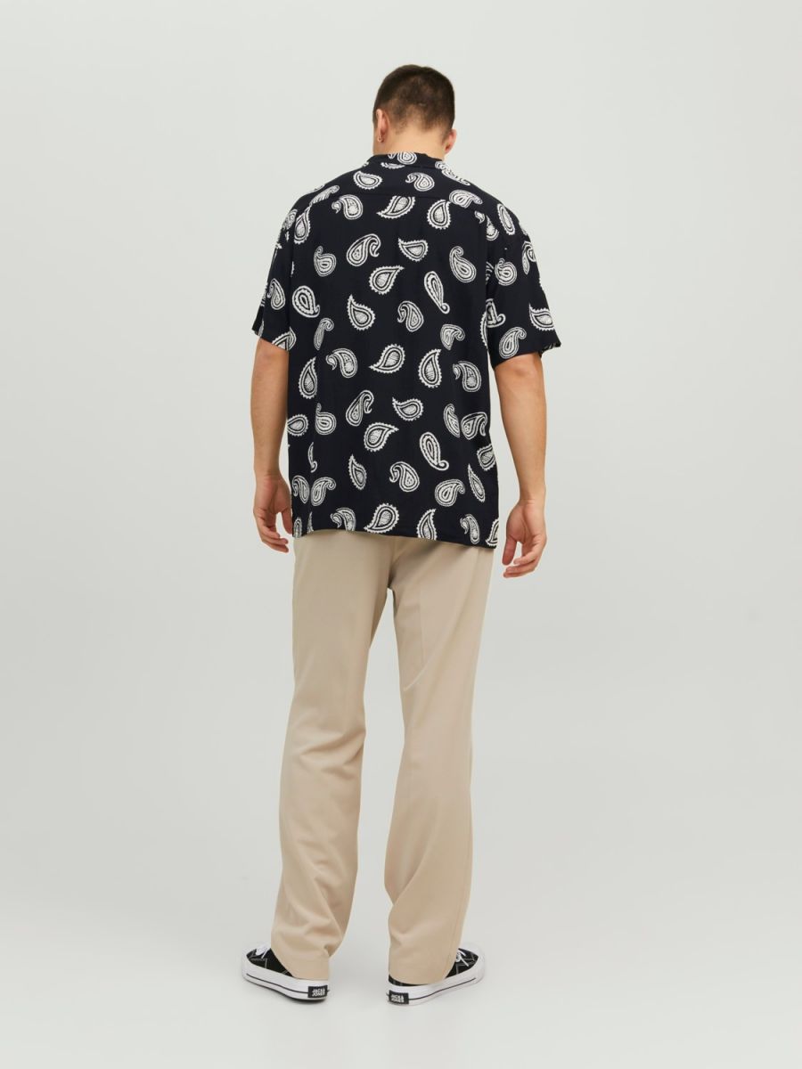 CAMICIE Uomo JACK&JONES 12241163 RESORT BLACK
