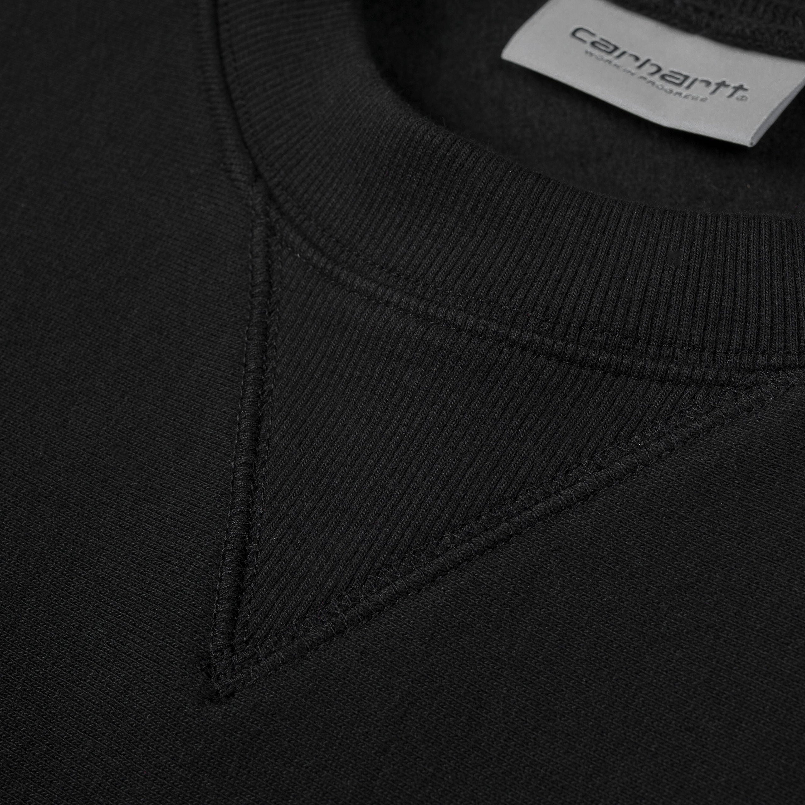 Carhartt American Script men's crewneck sweatshirt I025475 black