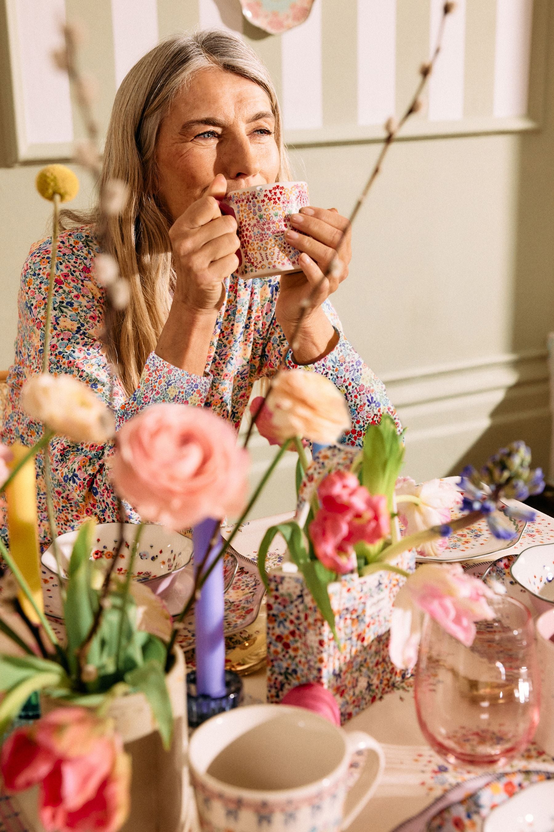 Cath Kidston - Pigiama serafino in cotone