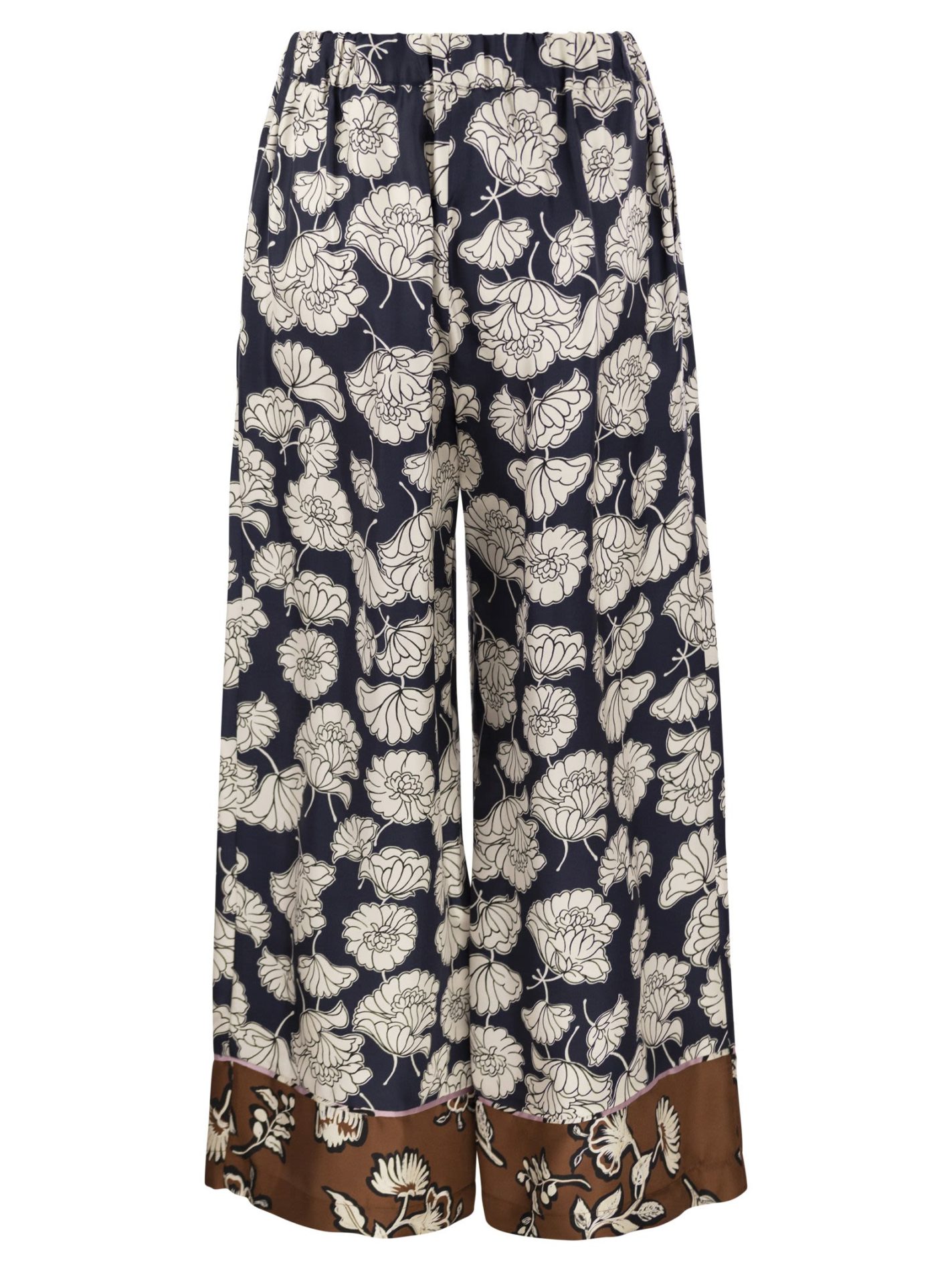 DIVO – Pantalone pigiama in seta stampata