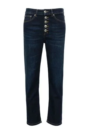 DONDUP Abbigliamento,Jeans Jeans crop Koons in cotone blu 