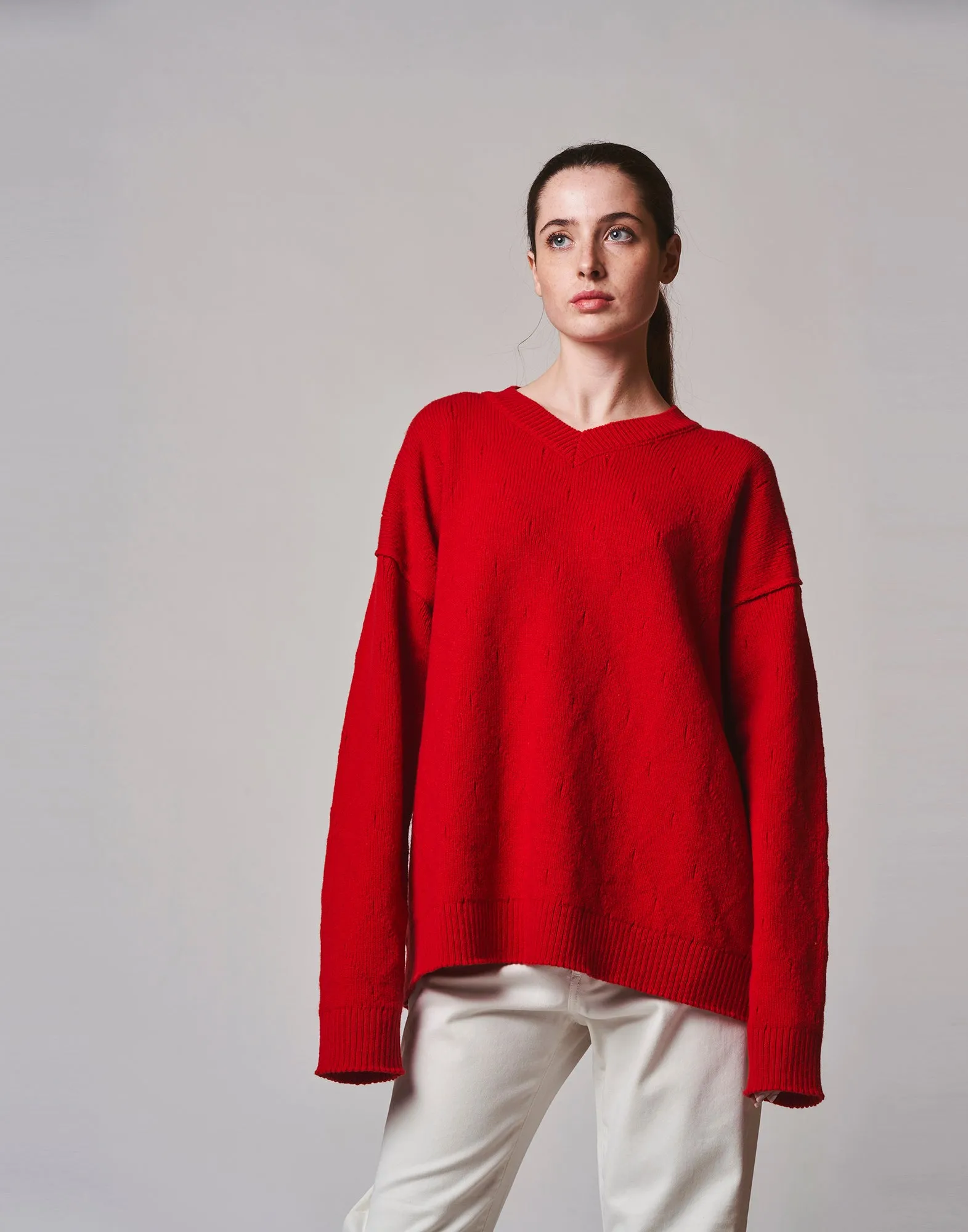 DOUUOD Maglione Con Scollo A 