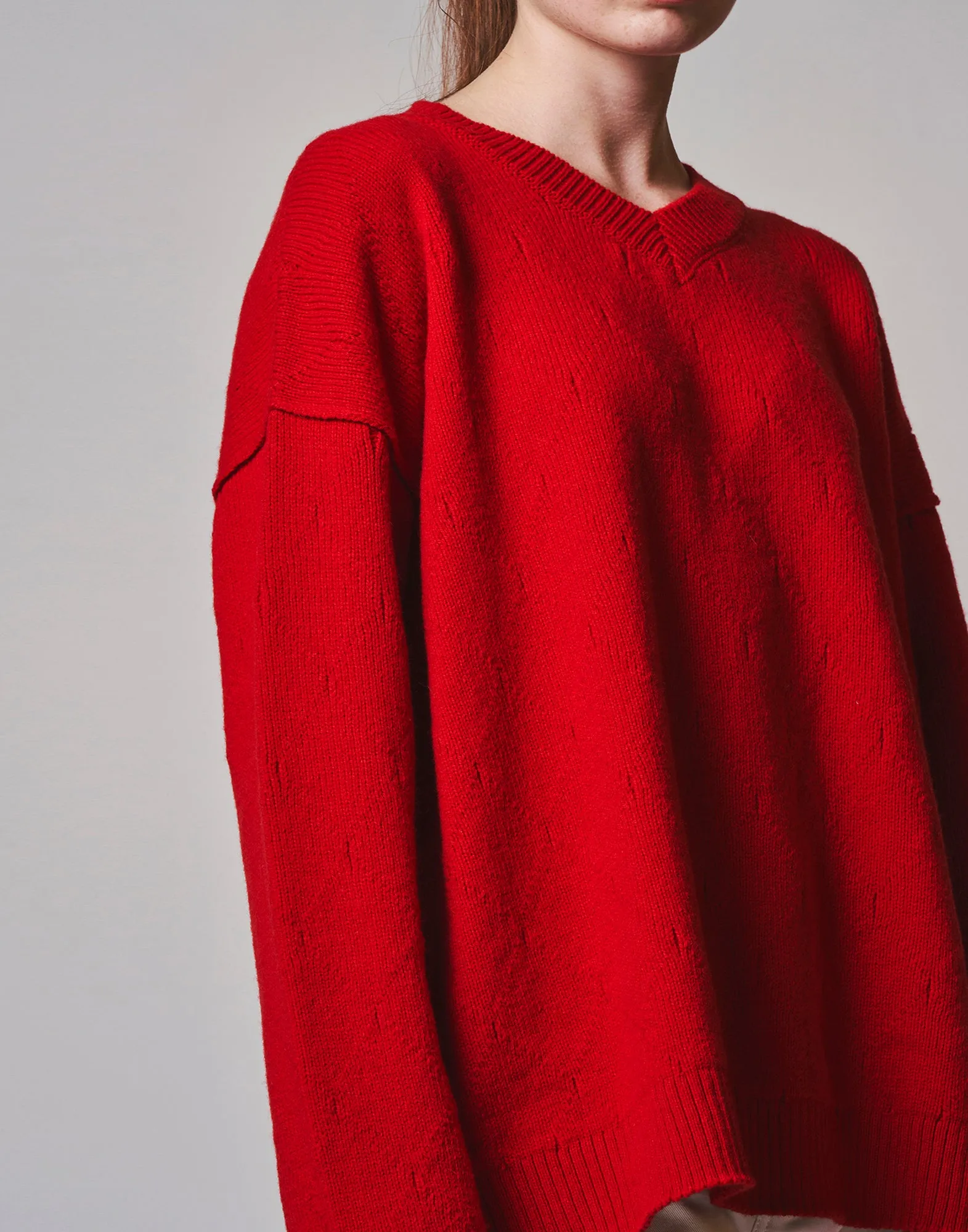 DOUUOD Maglione Con Scollo A 