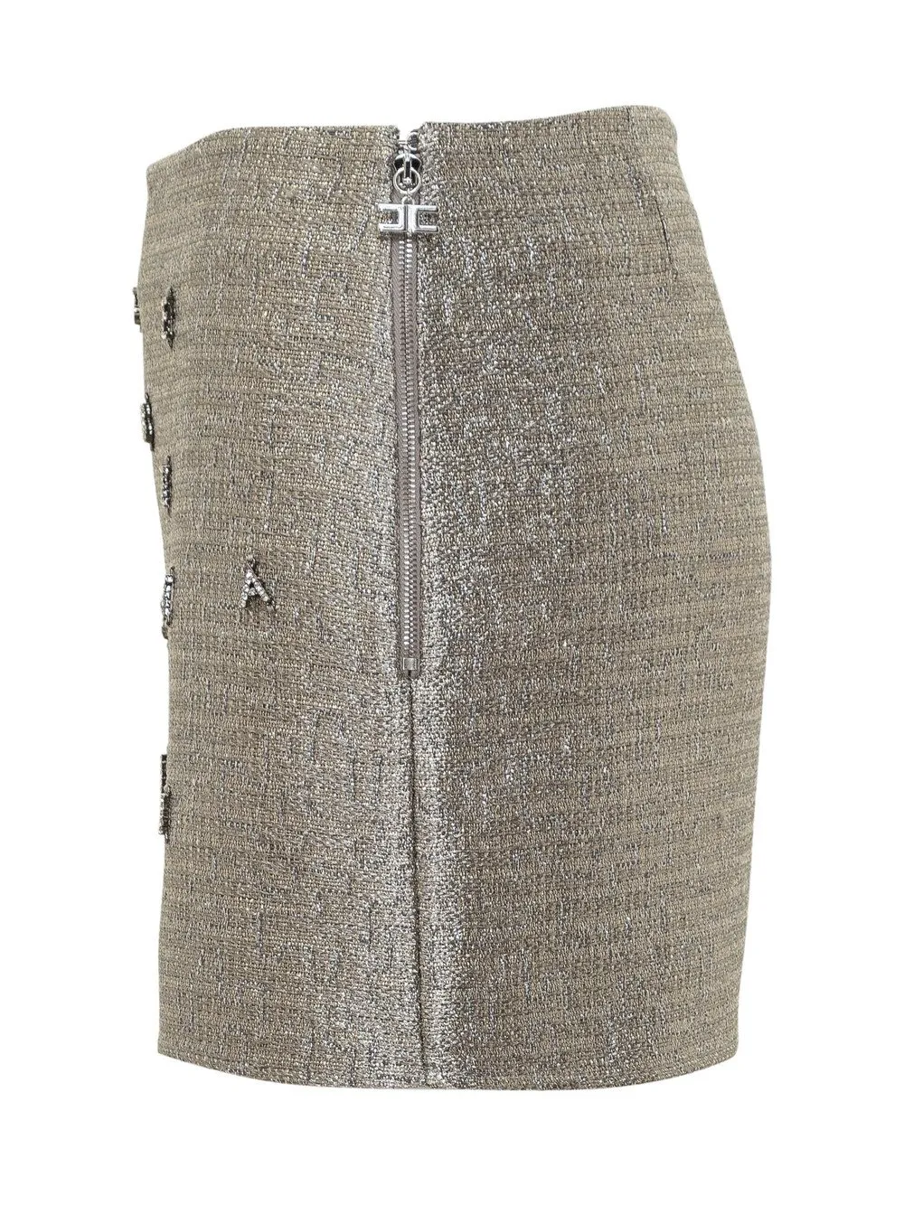 ELISABETTA FRANCHI Gonna con Charms in Strass 