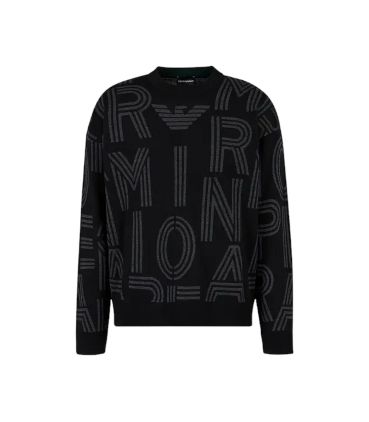 Emporio Armani Uomo Maglione A Girocollo  Big Logo