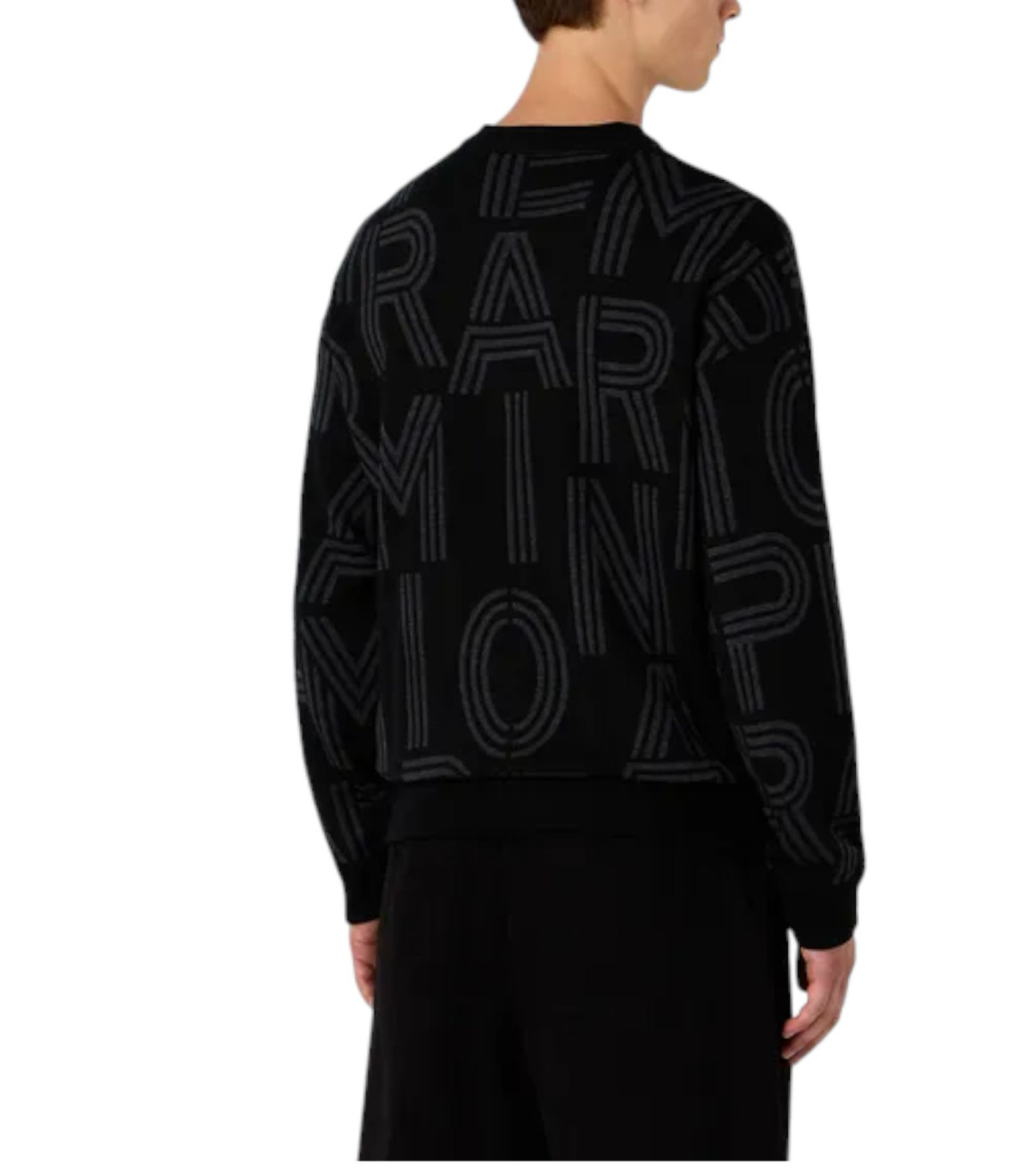 Emporio Armani Uomo Maglione A Girocollo  Big Logo