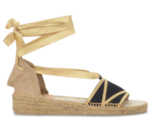 Espadrillas Castañer Siena nero