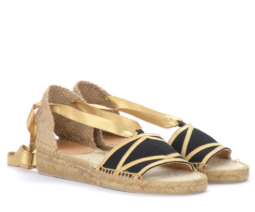 Espadrillas Castañer Siena nero