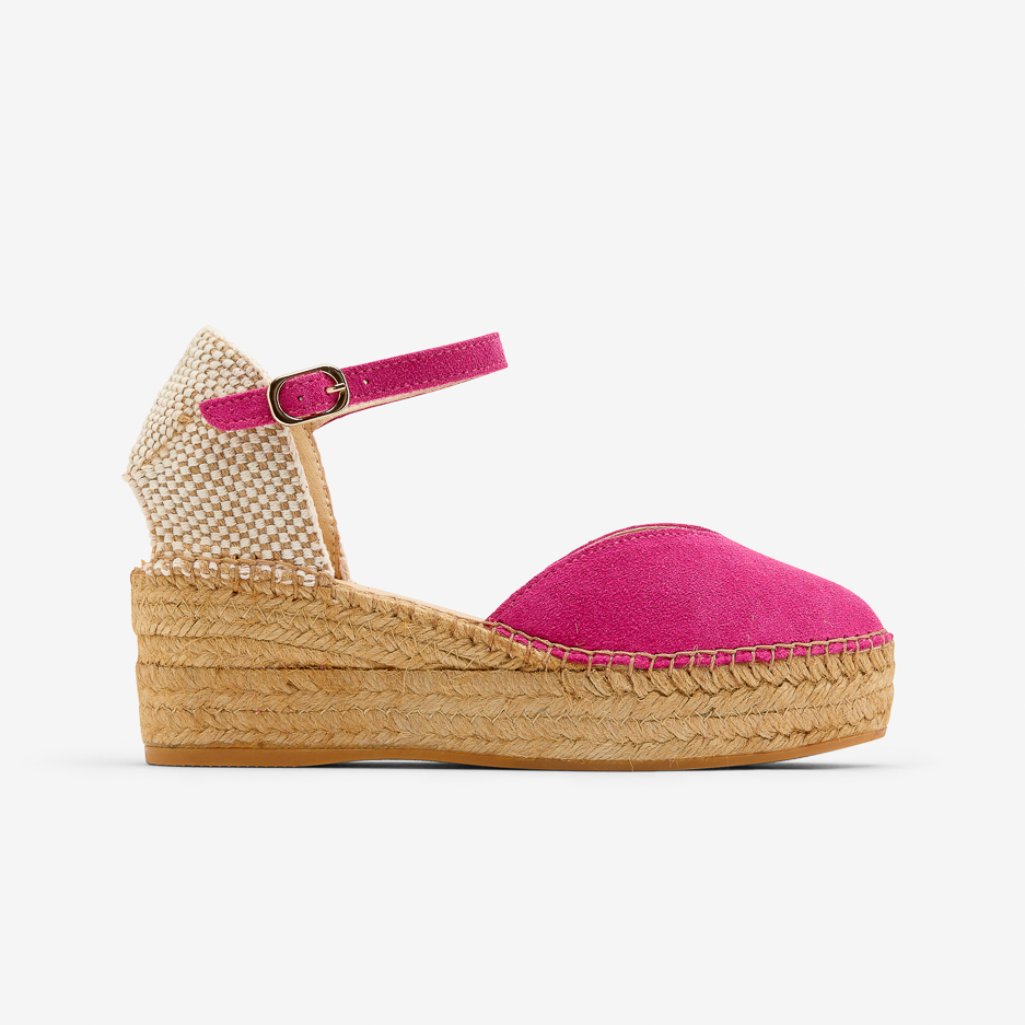 Espadrillas Fuxia con Cinturino
