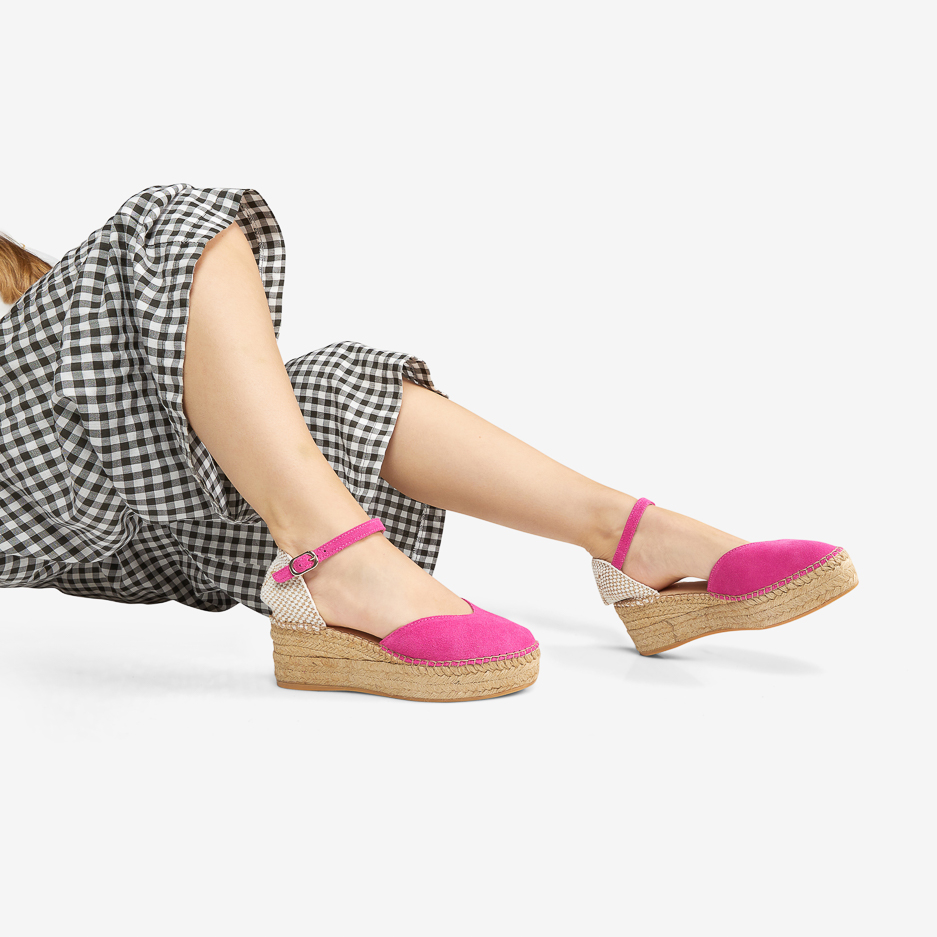 Espadrillas Fuxia con Cinturino