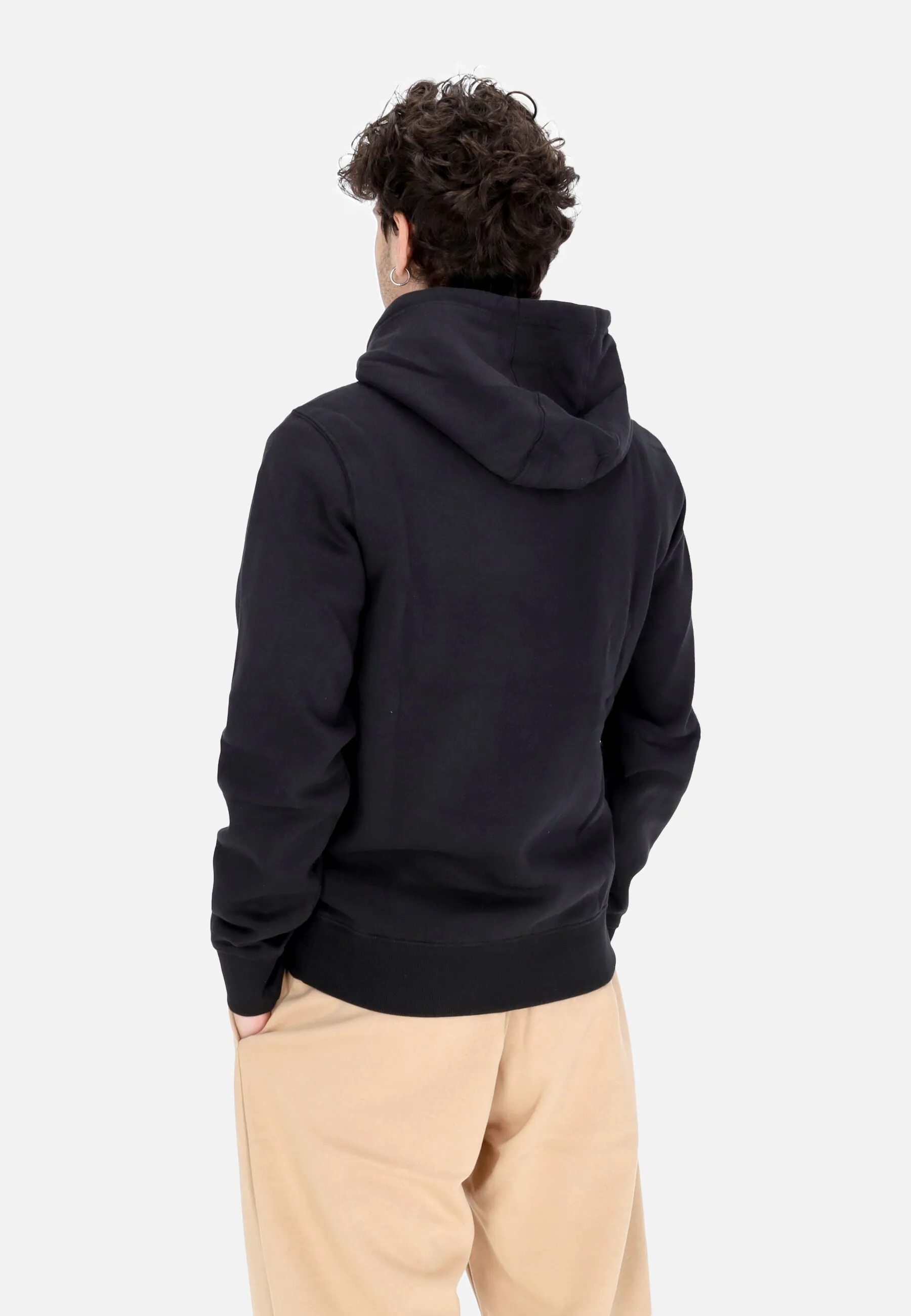 Felpa Cappuccio Uomo Nhl Primary Logo Graphic Hoodie Anaduc Black