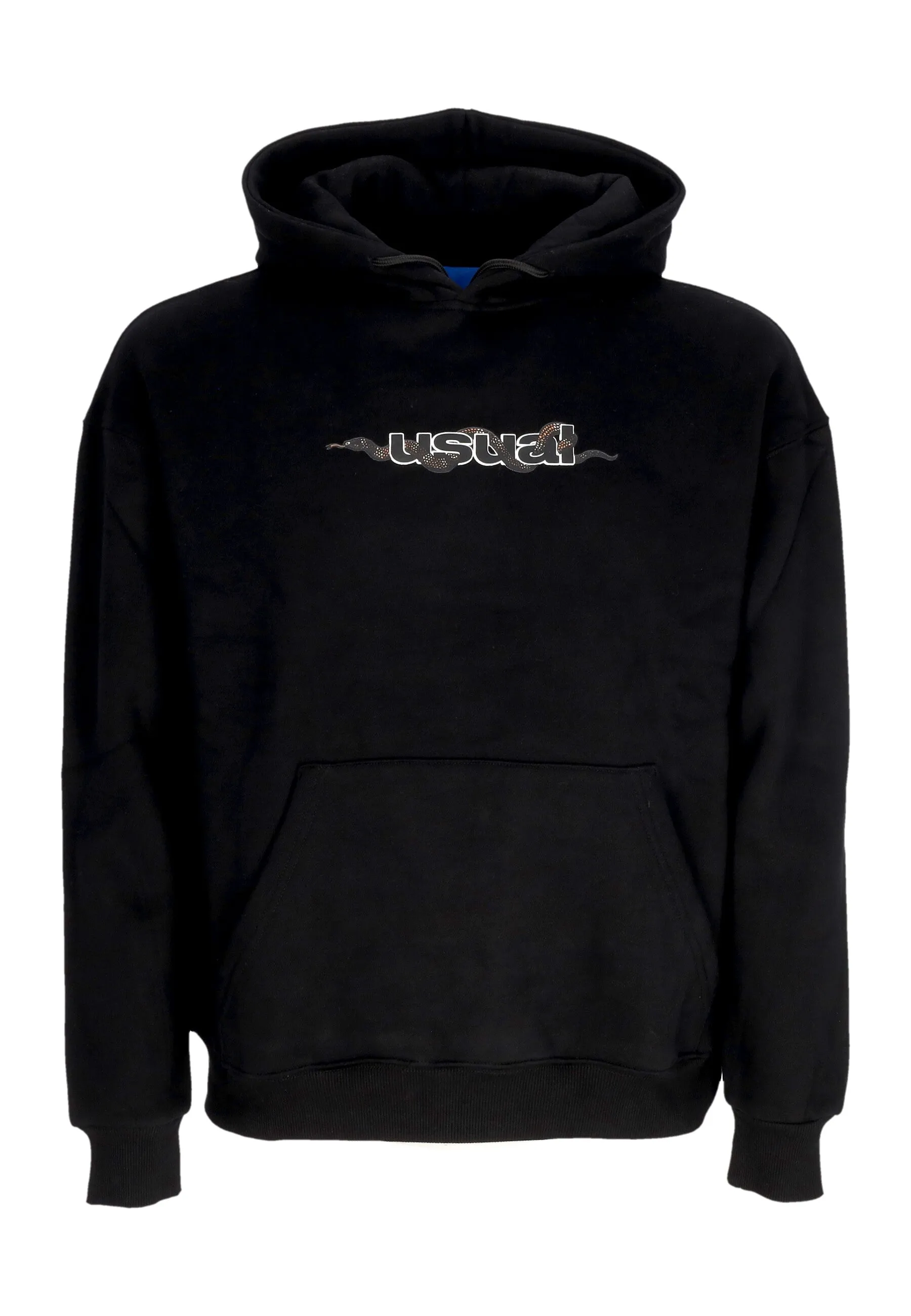 Felpa Cappuccio Uomo Poison Hoodie Black