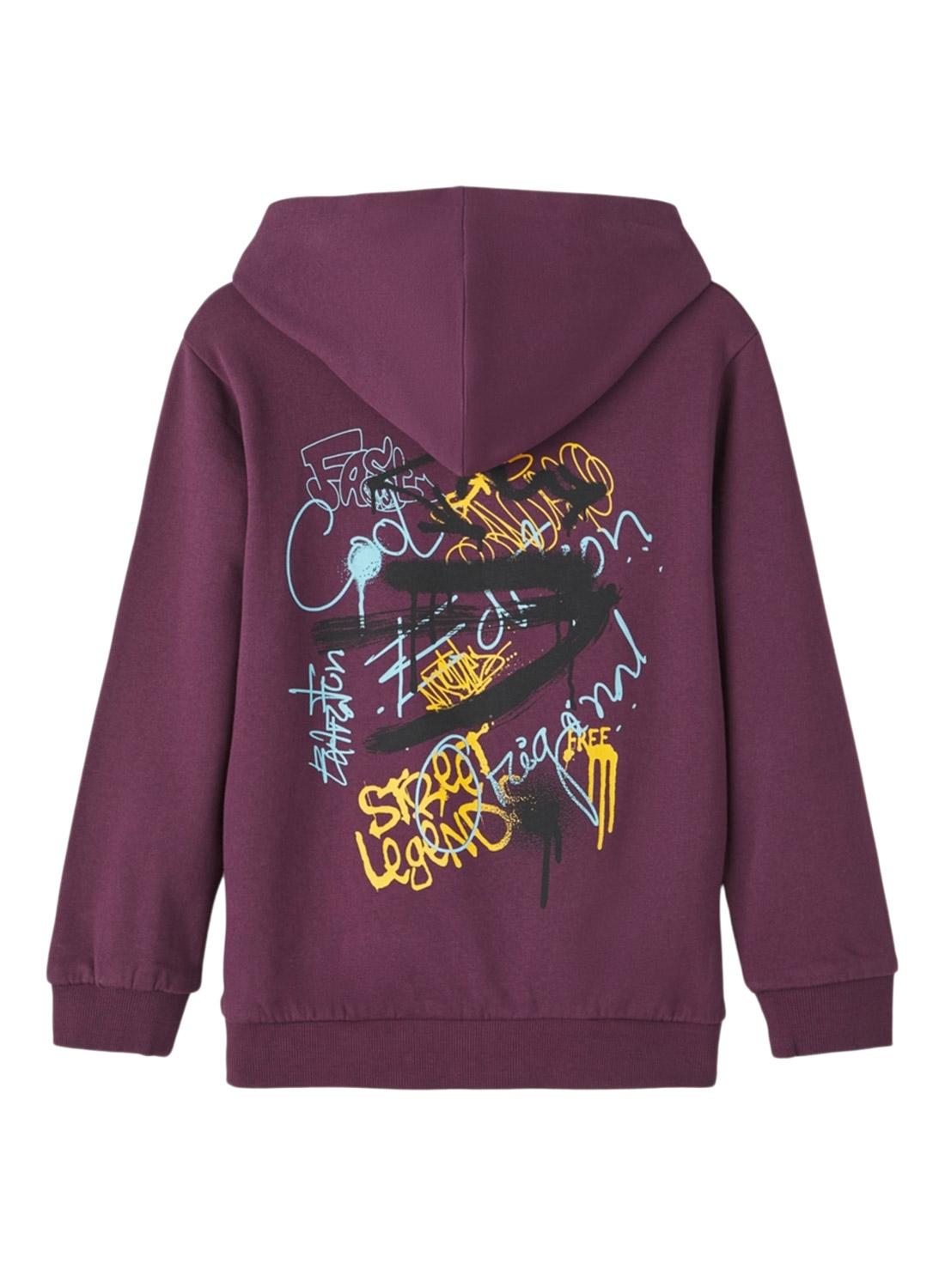 Felpa Name It Ohatte Bordeaux per Bambino