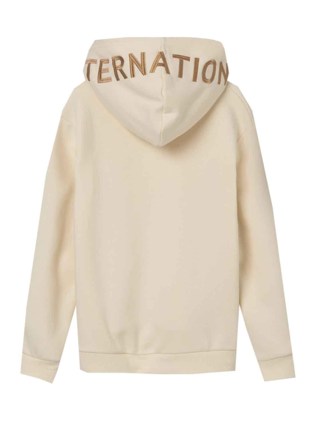 Felpa Name It Rastole Beige per Bambino