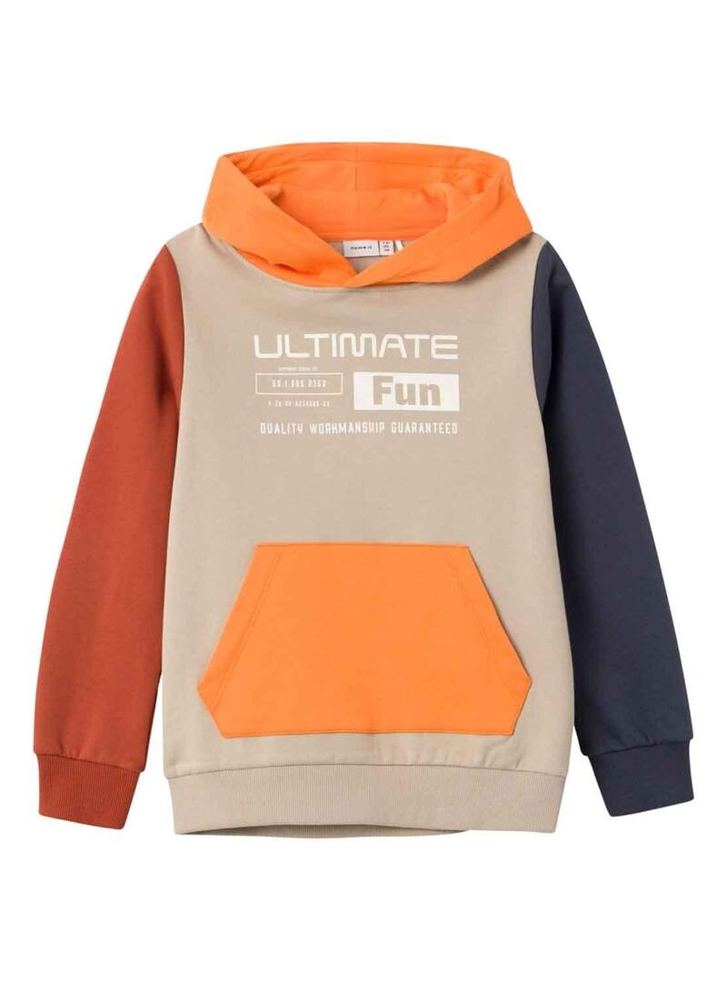 Felpa Name It Torune Multicolor per Bambino