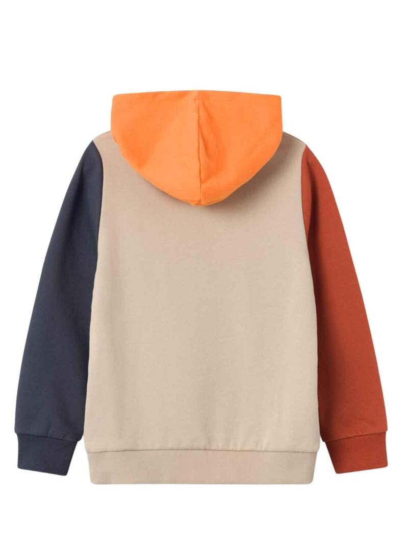 Felpa Name It Torune Multicolor per Bambino