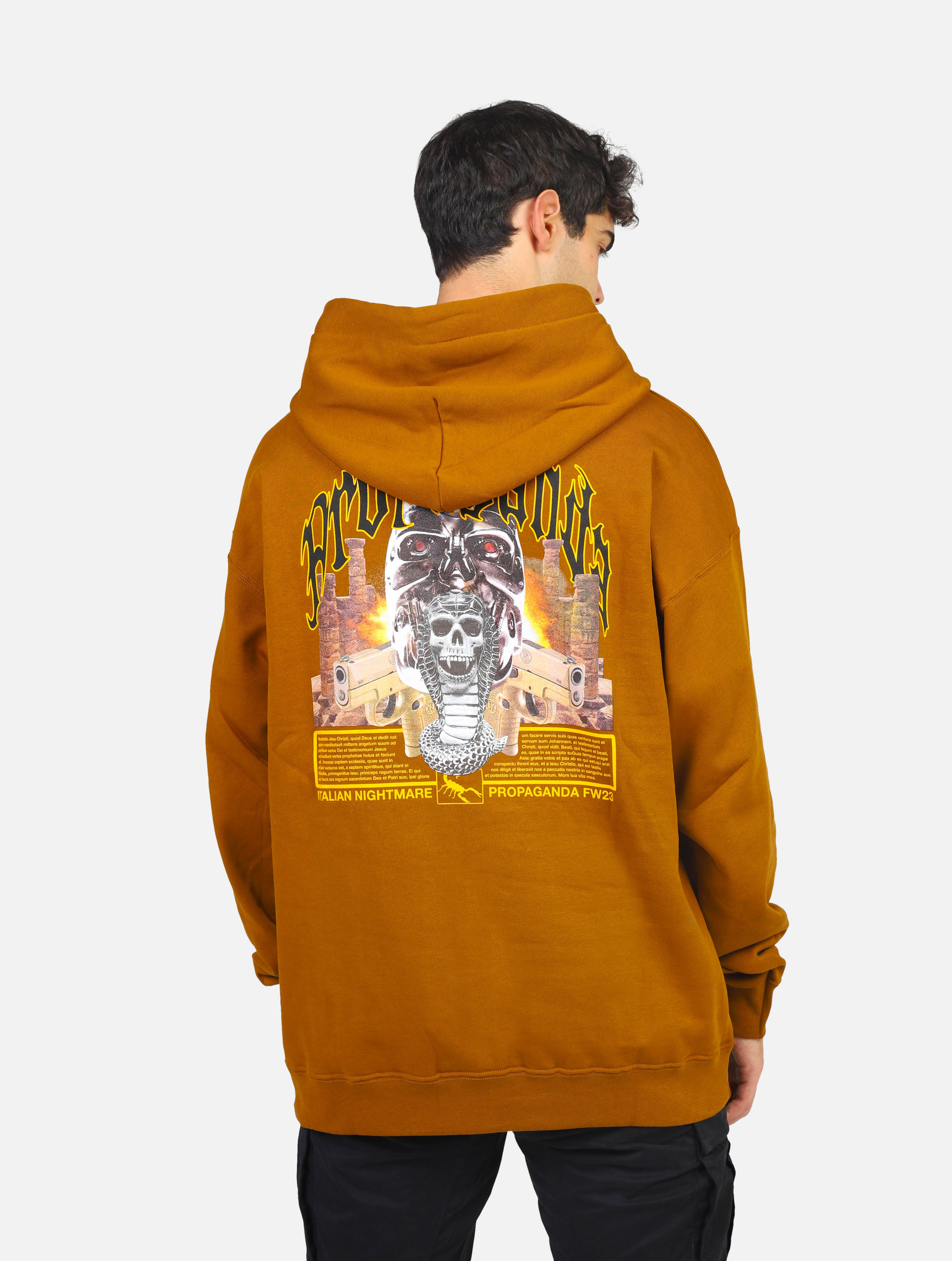 felpa PROPAGANDA - 23FWPRFE211CAMMELLO