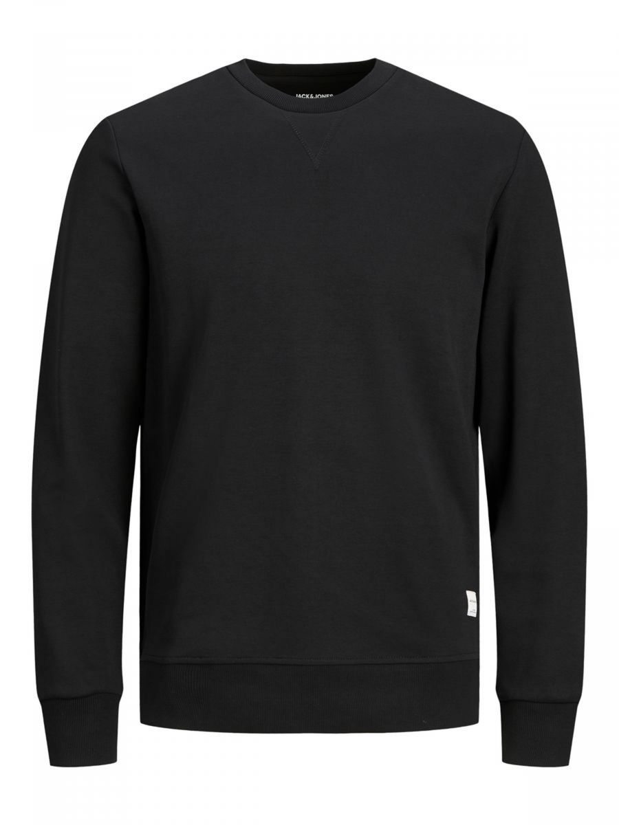 FELPA Uomo JACK&JONES 12181903 CREW NECK BLACK