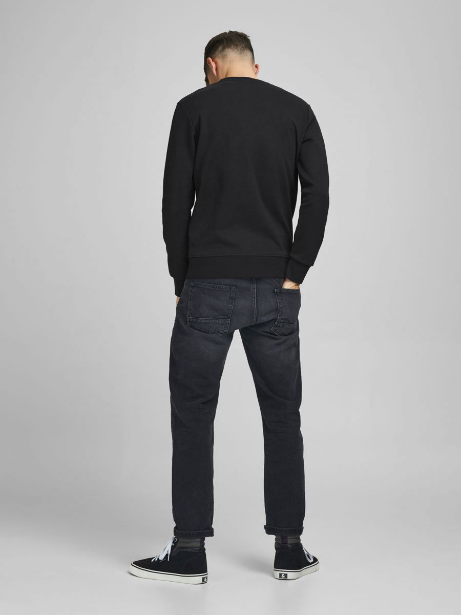 FELPA Uomo JACK&JONES 12181903 CREW NECK BLACK