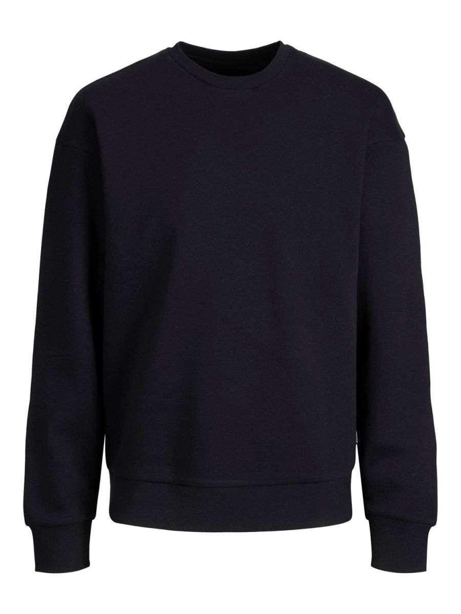 FELPA Uomo JACK&JONES 12208182 CREW NECK BLACK