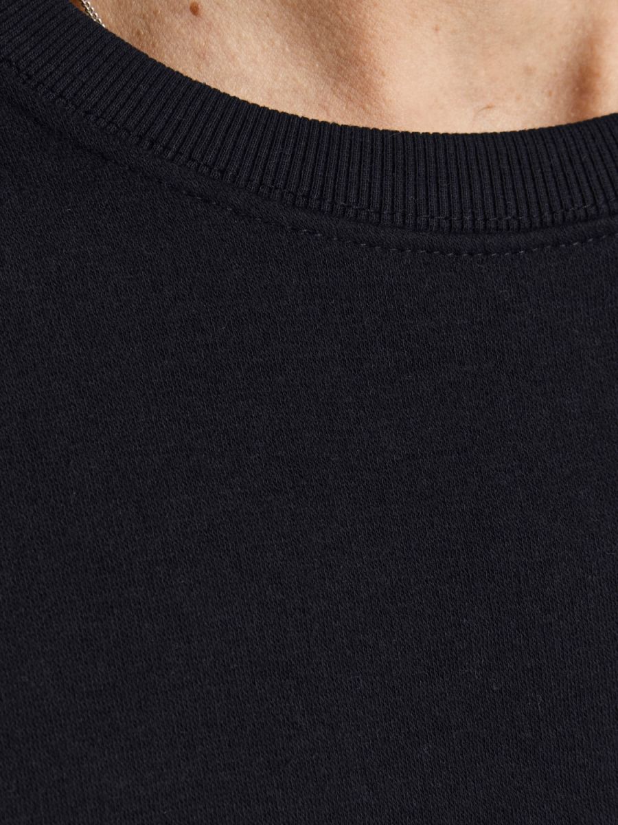 FELPA Uomo JACK&JONES 12208182 CREW NECK BLACK
