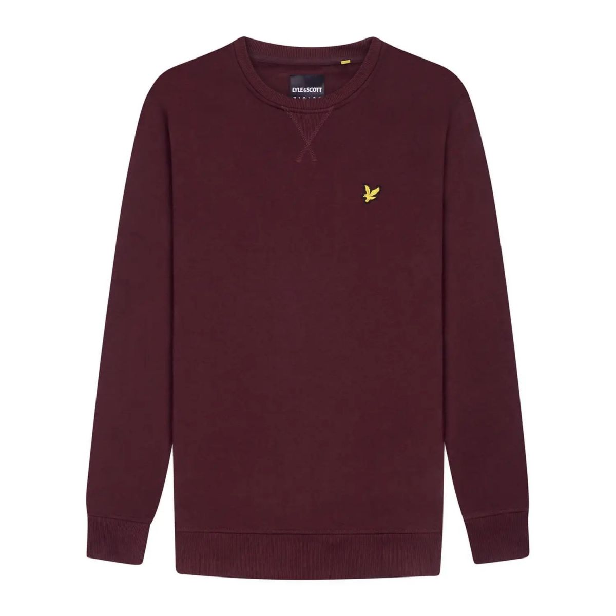 FELPA Uomo LYLE & SCOTT 1874 ML424VOG CREW NECK W562 BURGUNDY