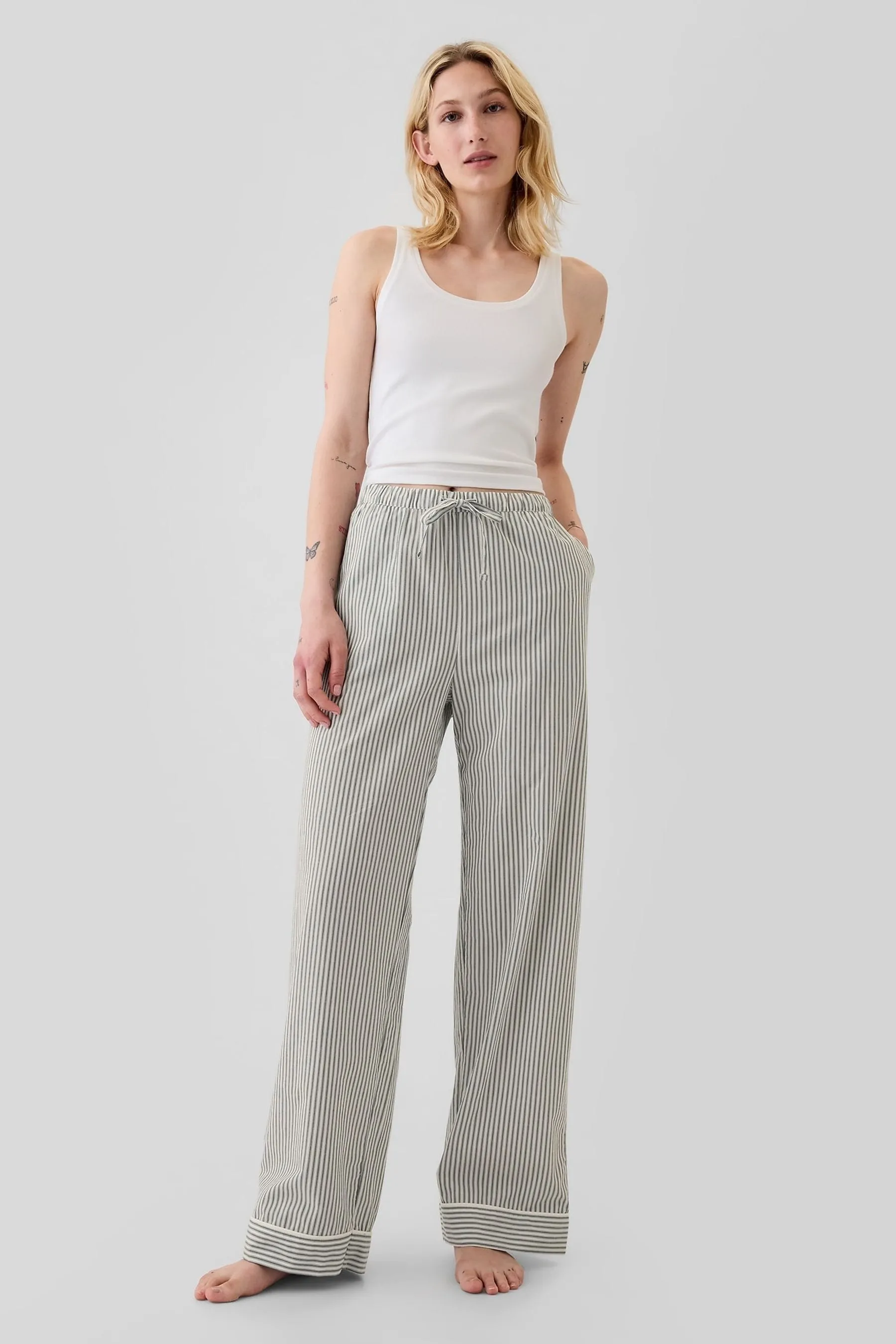 Gap - Pantaloni del pigiama in popeline    