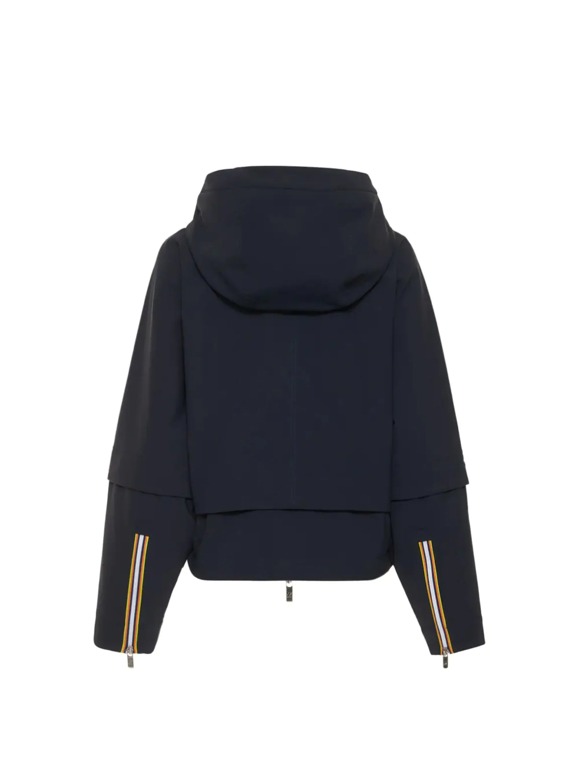 Giacca con Cappuccio in Membrana Tek Blu