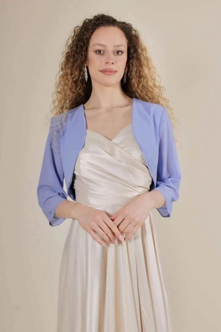 Giacca Crop – Azzurro