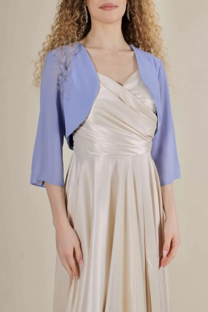 Giacca Crop – Azzurro