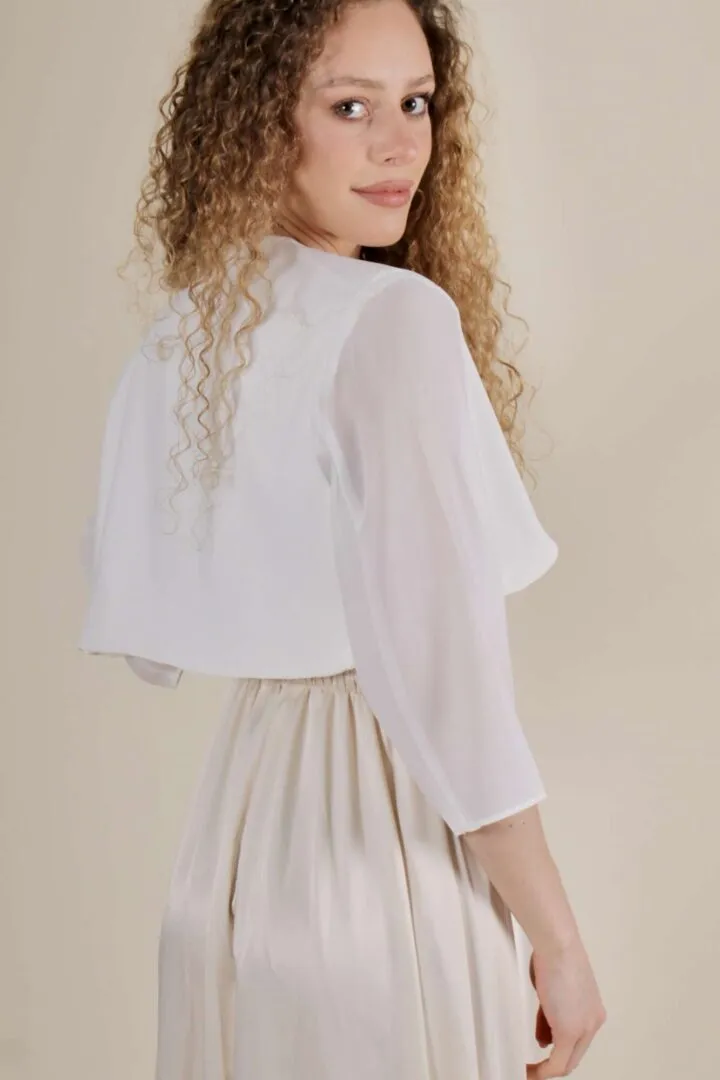 Giacca Crop – Bianco