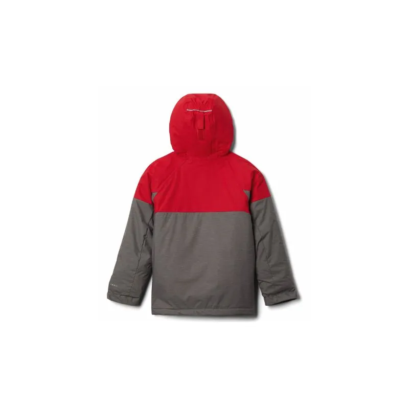 Giacca da sci impermeabile per bambini Columbia Alpine Action II (City Grey Heather / Mtn Red)