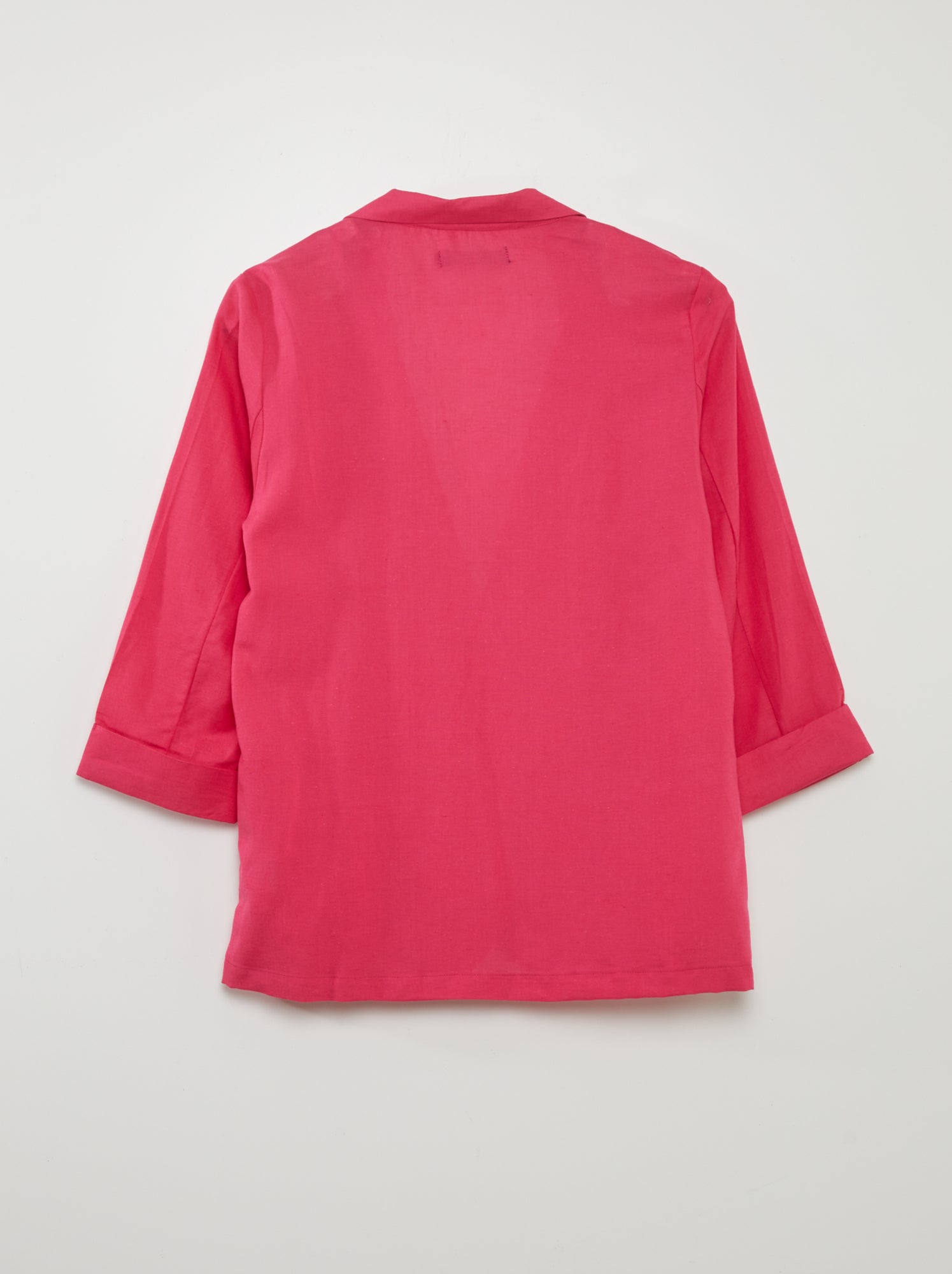 Giacca leggera tinta unita - ROSA
