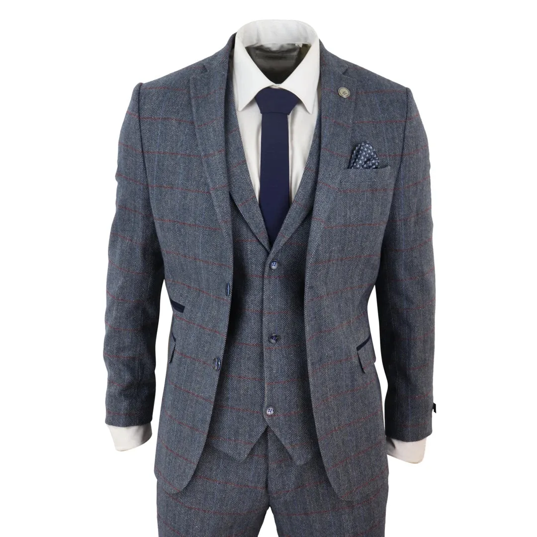Giacca Pantalone e Gilet Blu da Uomo Venduti Separatamente o come Completo