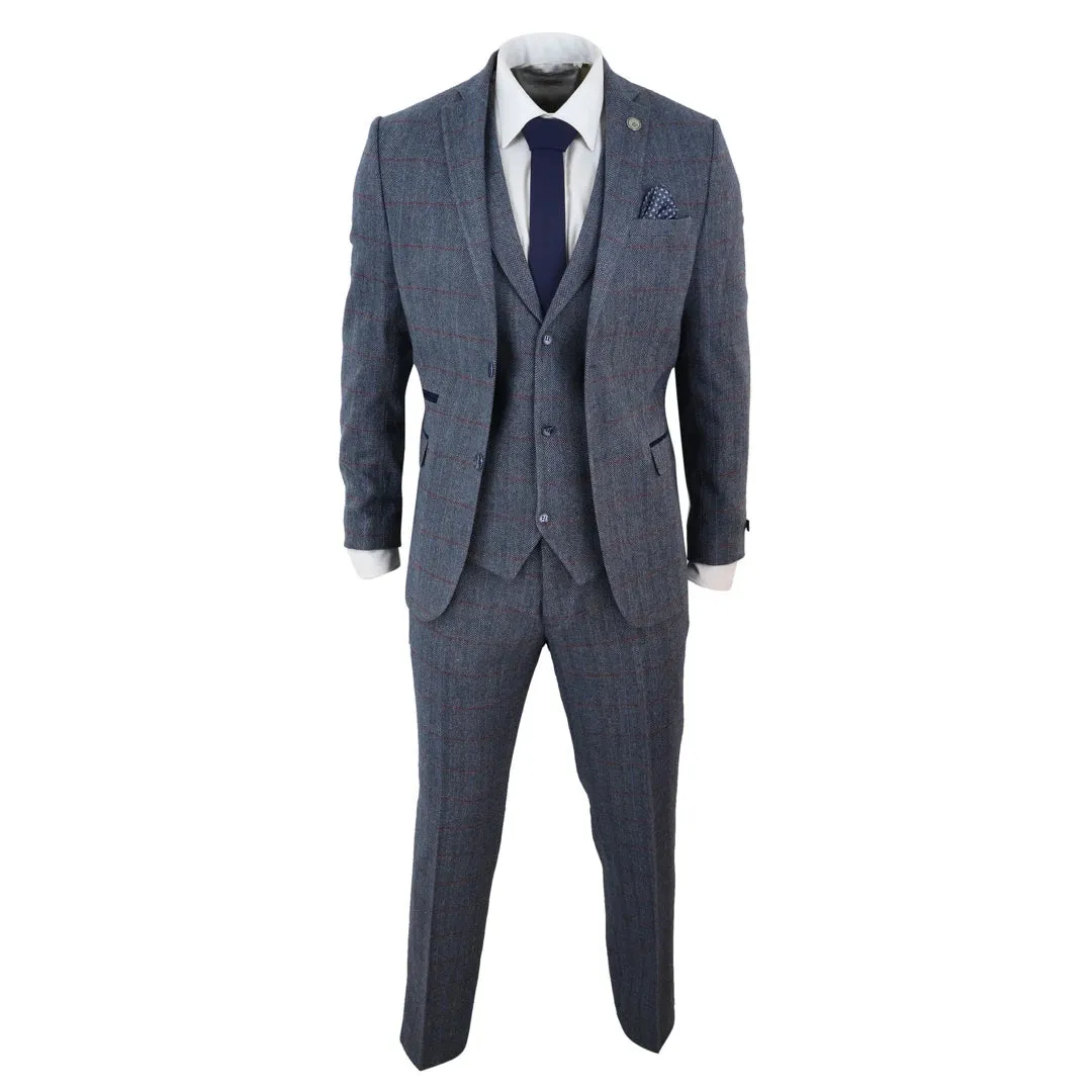 Giacca Pantalone e Gilet Blu da Uomo Venduti Separatamente o come Completo