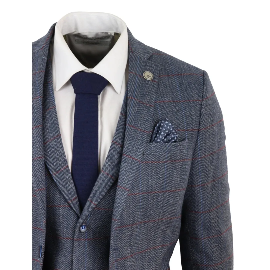 Giacca Pantalone e Gilet Blu da Uomo Venduti Separatamente o come Completo