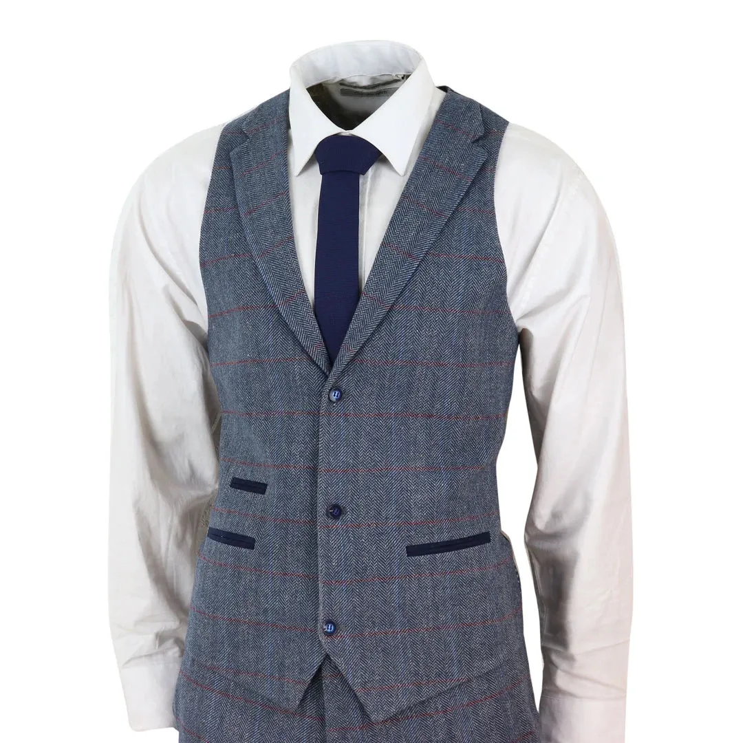 Giacca Pantalone e Gilet Blu da Uomo Venduti Separatamente o come Completo