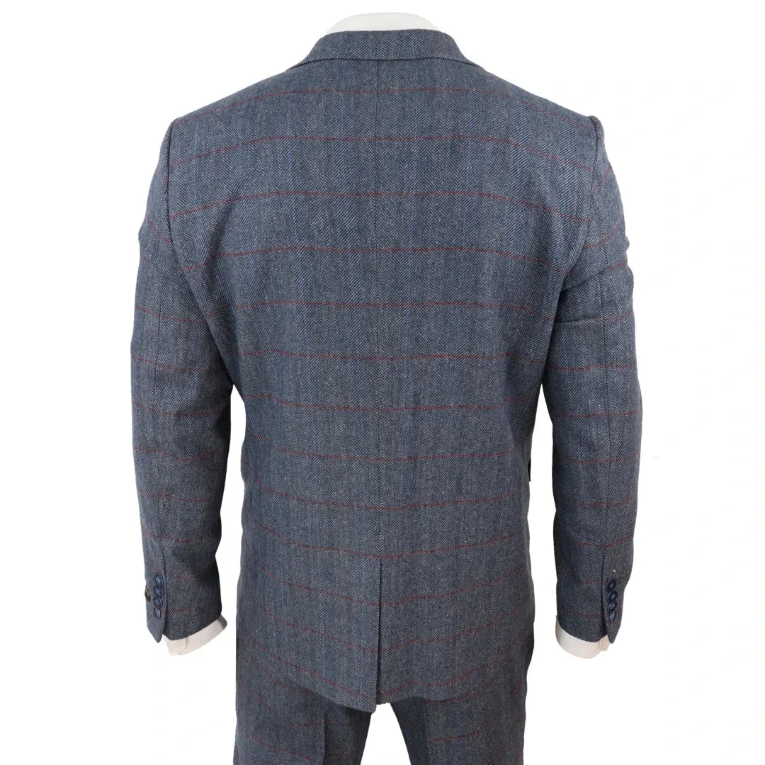 Giacca Pantalone e Gilet Blu da Uomo Venduti Separatamente o come Completo