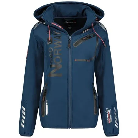 Giacca Softhell Donna GEOGRAPHICAL NORWAY WU8088F Reine Blu