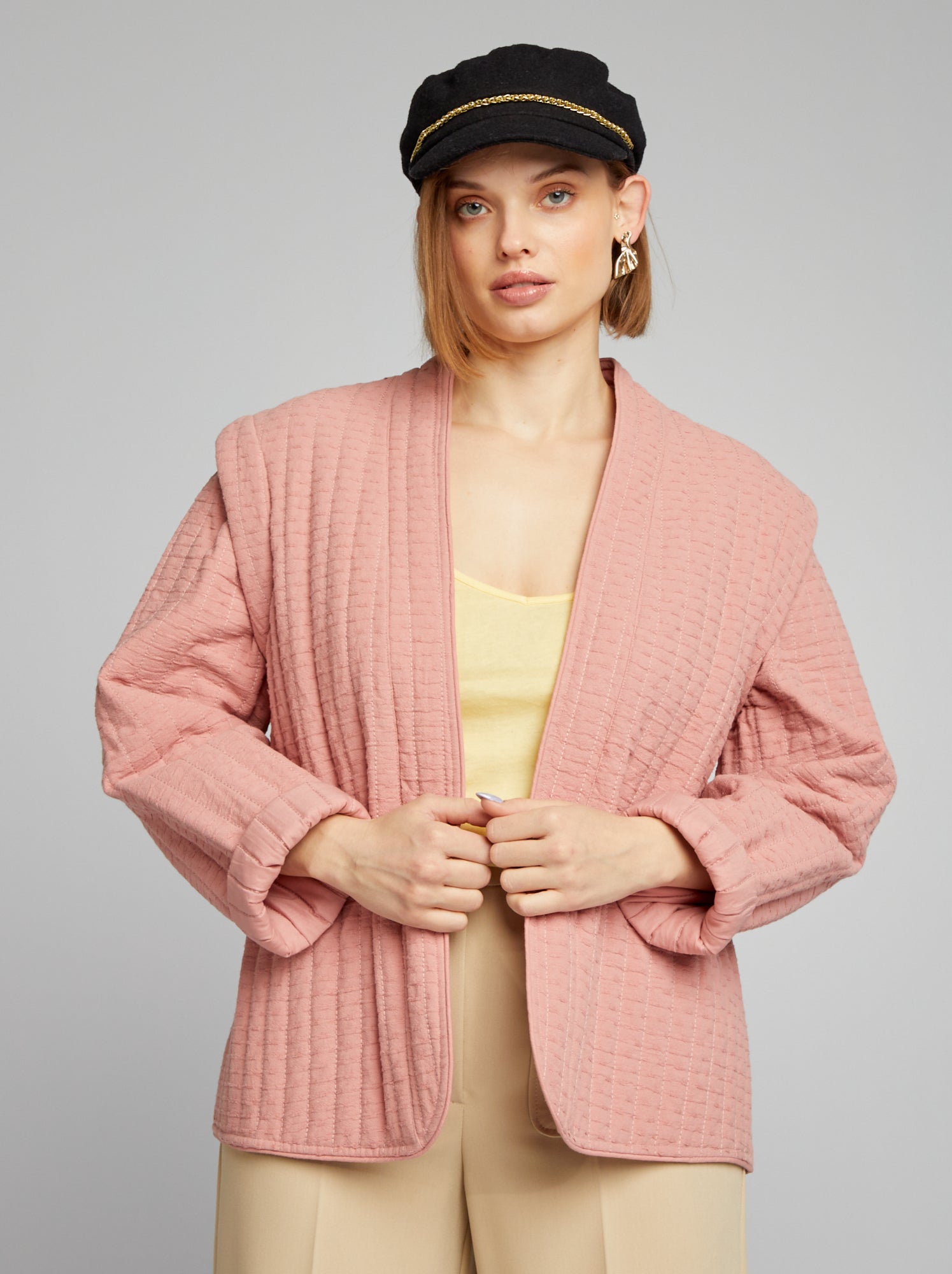 Giacca trapuntata - ROSA