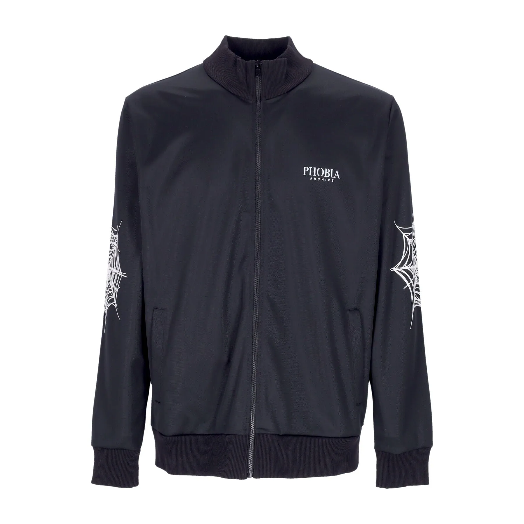 Giacca Tuta Uomo Cobweb Print Sweatshirt Black/white