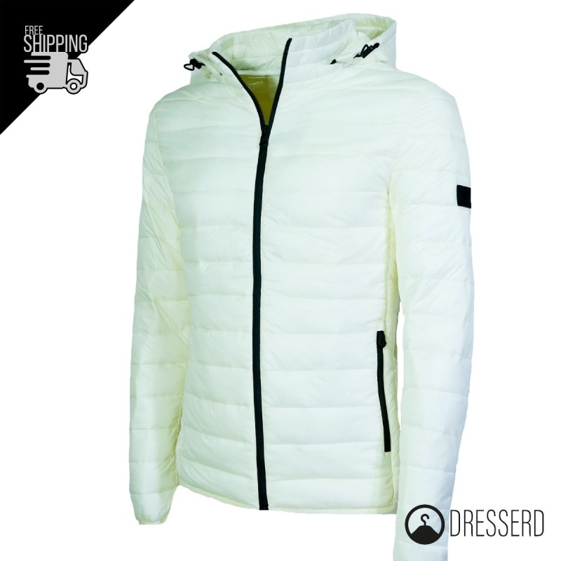 Giubbotto Piumino Uomo Con Cappuccio 100 Grammi Bomber Dresserd