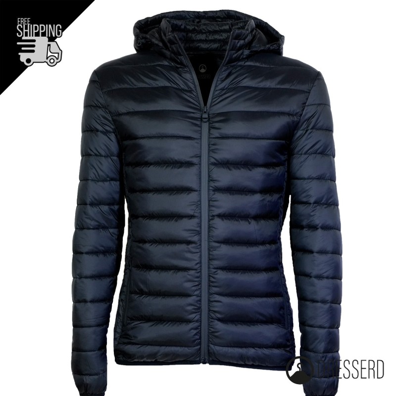 Giubbotto Piumino Uomo Con Cappuccio 100 Grammi Bomber Dresserd