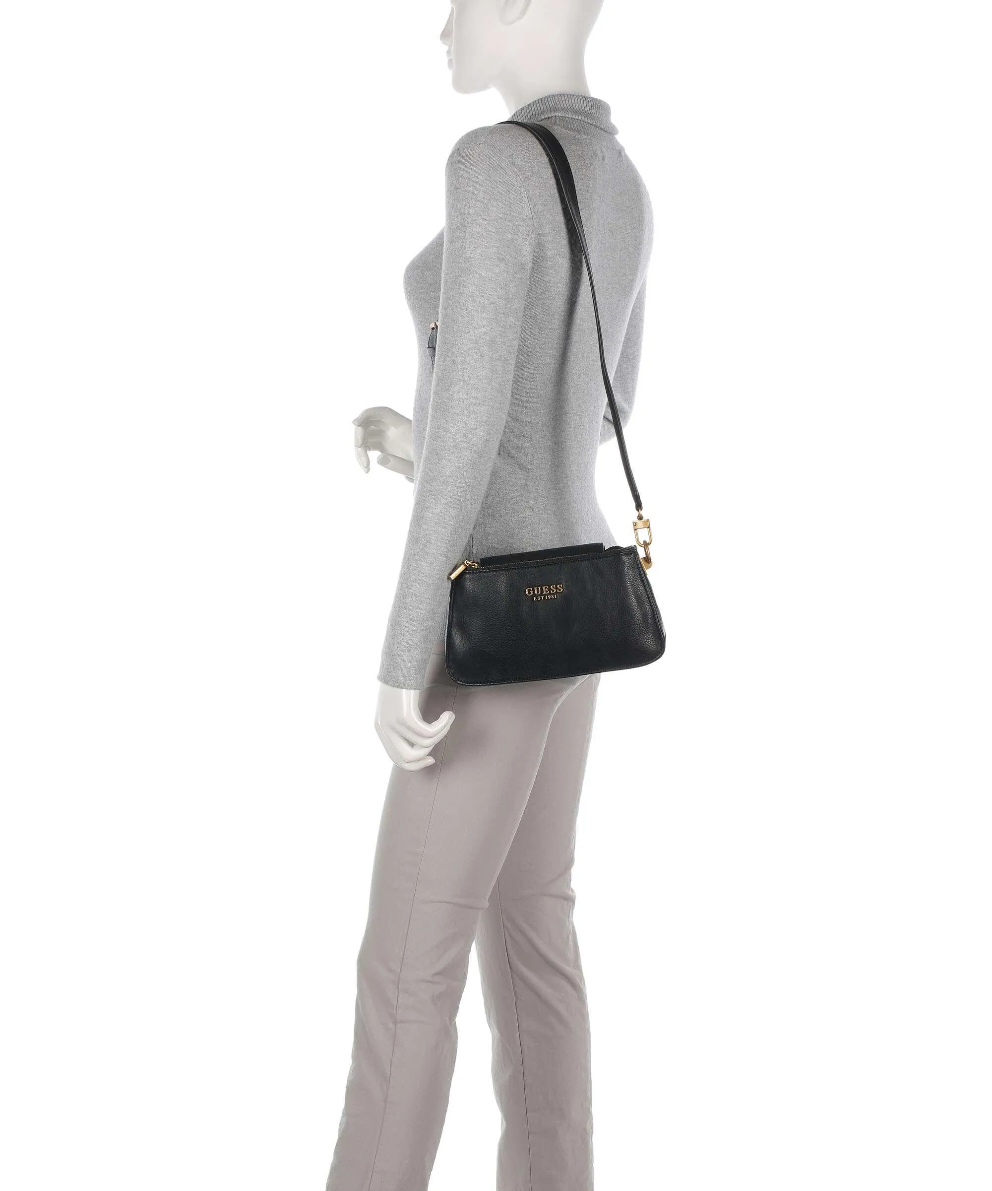  Guess Arja Borsa a tracolla pelle sintetica nero  