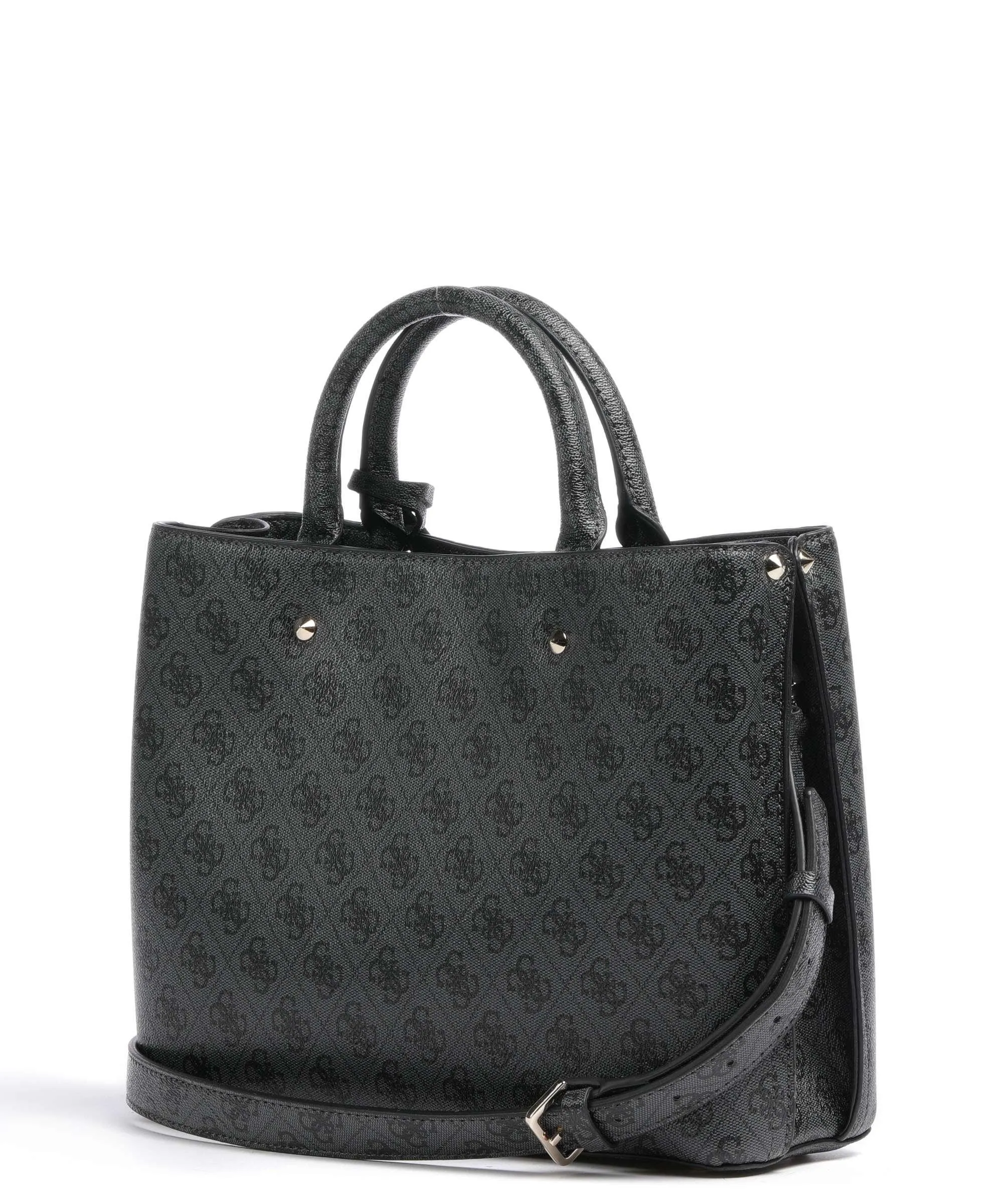  Guess Meridian Borsa a mano pelle sintetica grigio scuro  