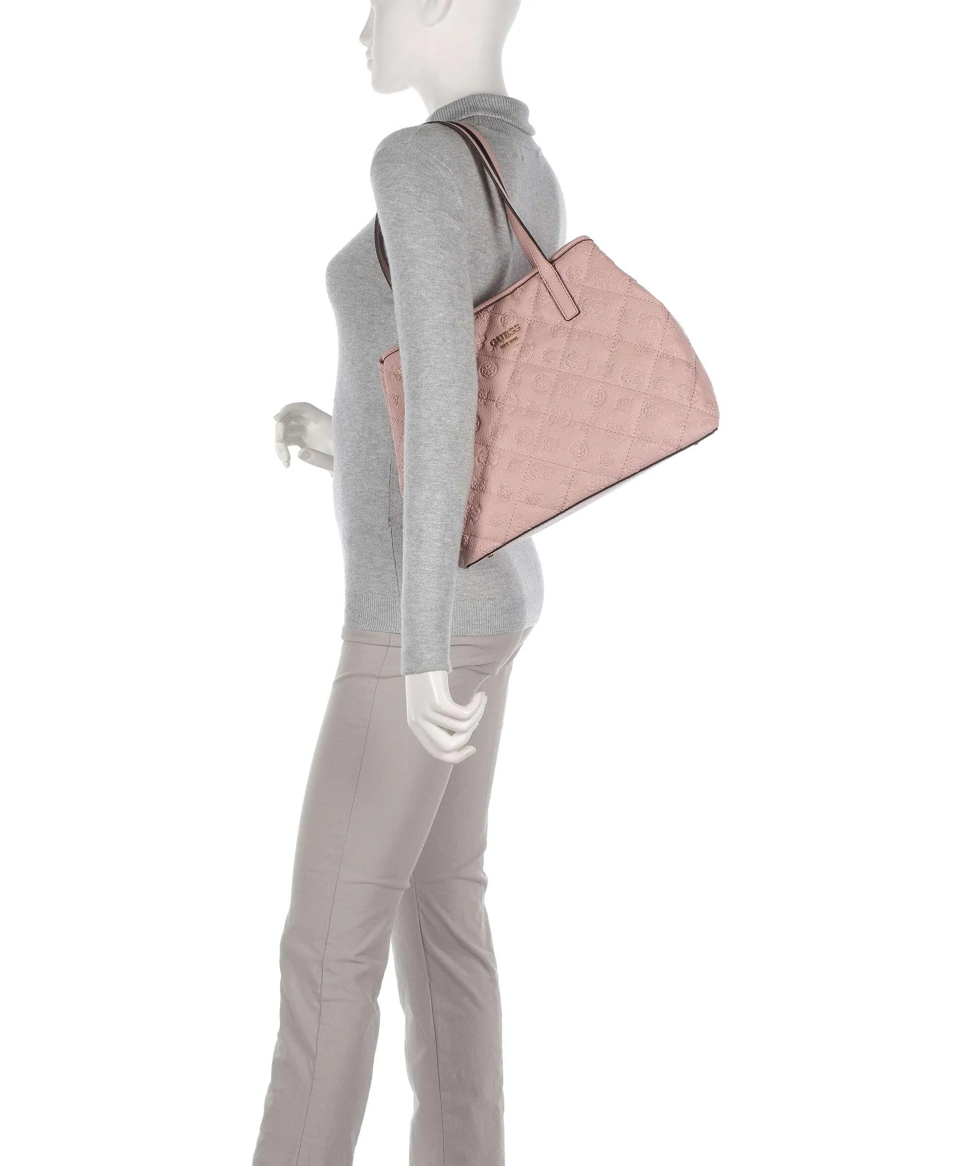  Guess Vikky Borsa shopper pelle sintetica rosa  
